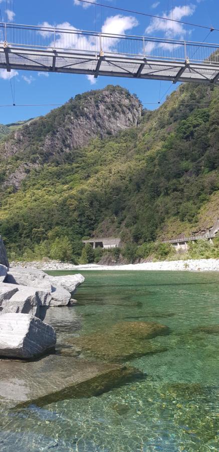 Appartamento Di Vacanza Casa Leoni Verscio Bagian luar foto